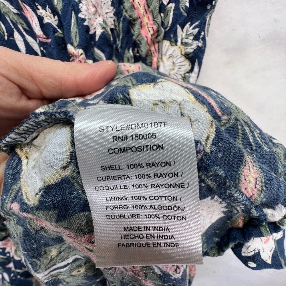 Dra Floral Blue Maxi Dress, size small - Picture 13 of 13